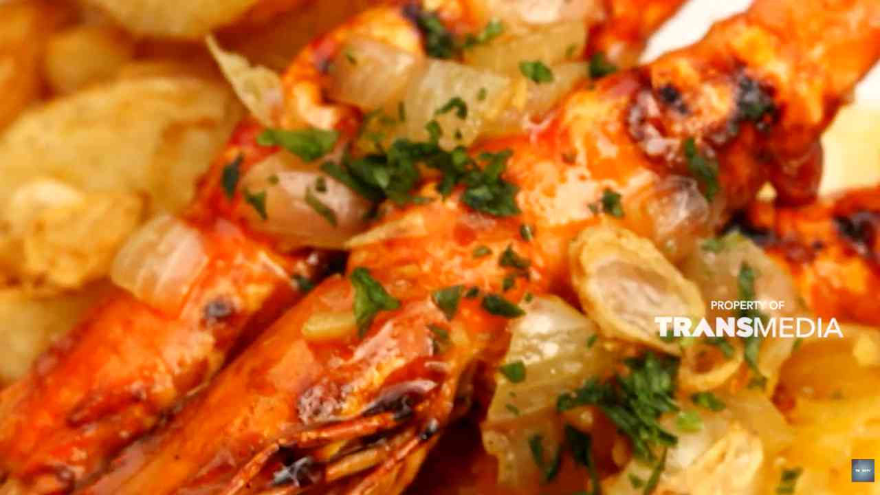 ALA CHEF: Udang Bakar Madu, Rasa Manis Gurihnya Terpadu