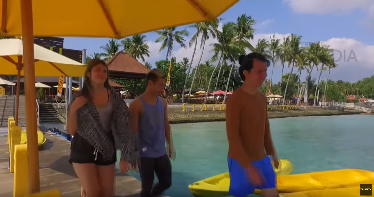 celebrity on vacation