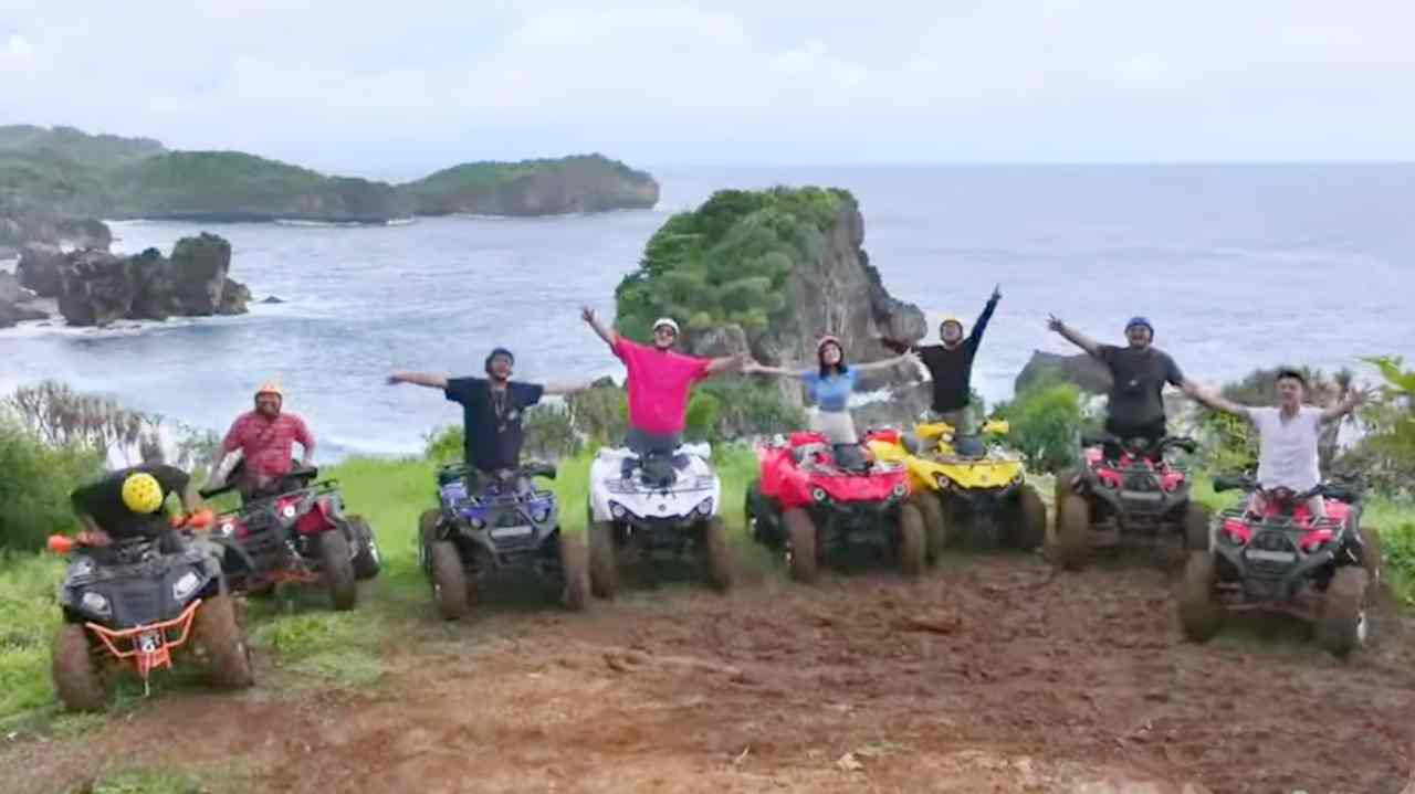 Dengan Sewa ATV di Jungwok Blue Ocean, Liburan Tambah Meriah