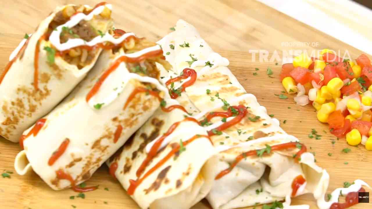 SEMUA BISA MASAK: Roll Burito Pasta, Menyatunya Cita Rasa Italia dan Meksiko