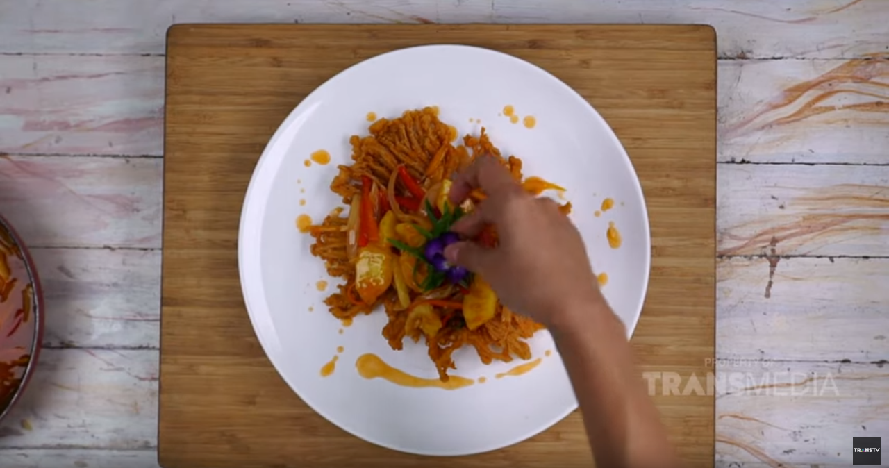 Jamur Crispy Asam Manis 