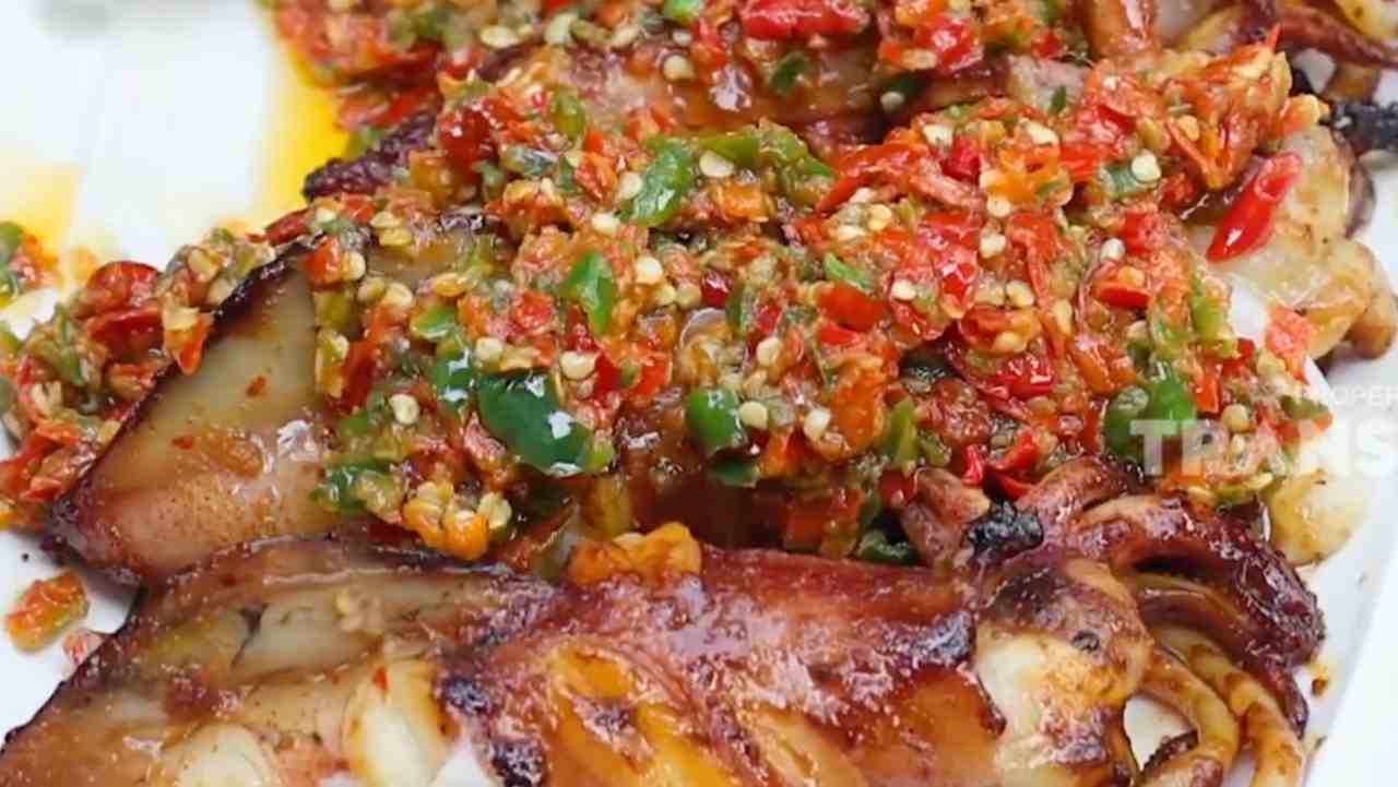 Kelezatan Cumi Panggang Bercita Rasa Pedas, Manis, hingga Gurih