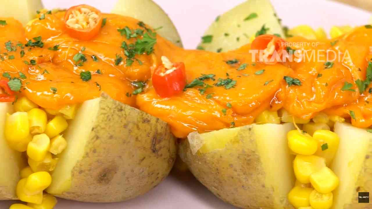 SEMUA BISA MASAK: Corn Potato Lava, Camilan Kentang dengan Lelehan Keju