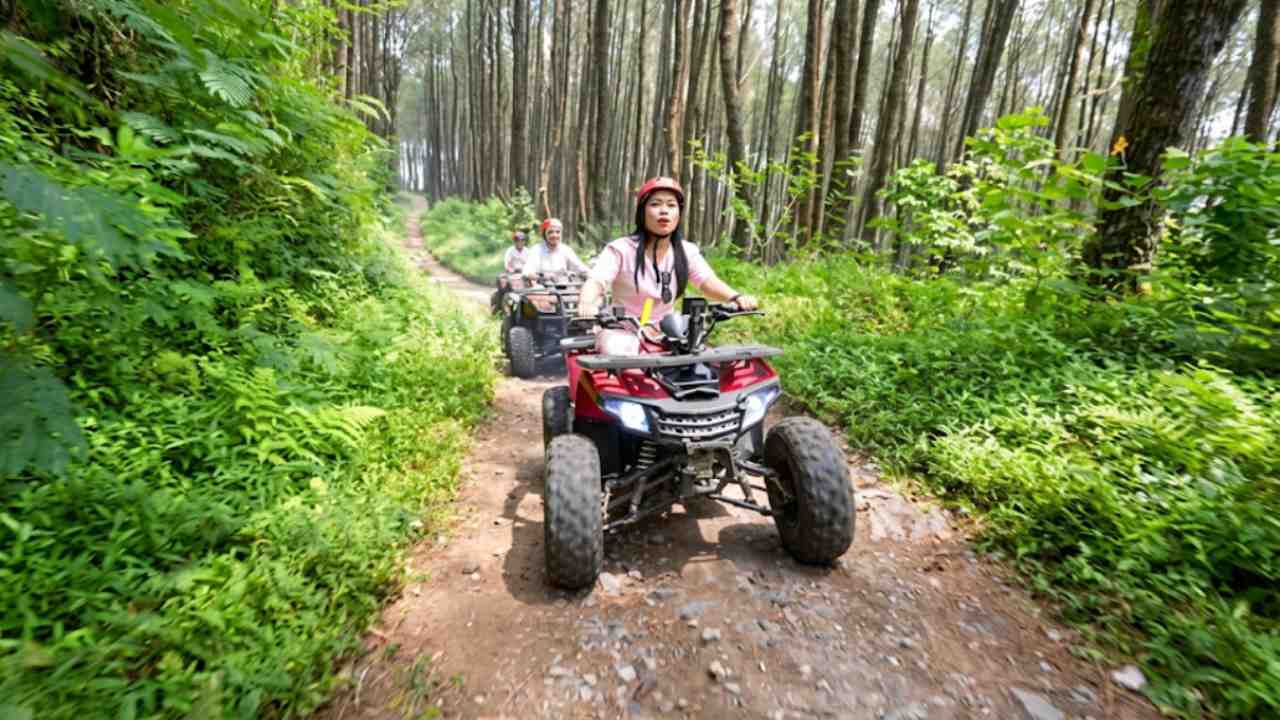 Lamping Cirokek, Wahana ATV Seru di Lereng Gunung Cikuray Garut